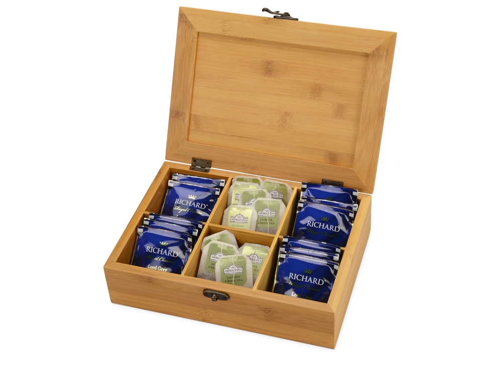 Деревянная коробка с чаем