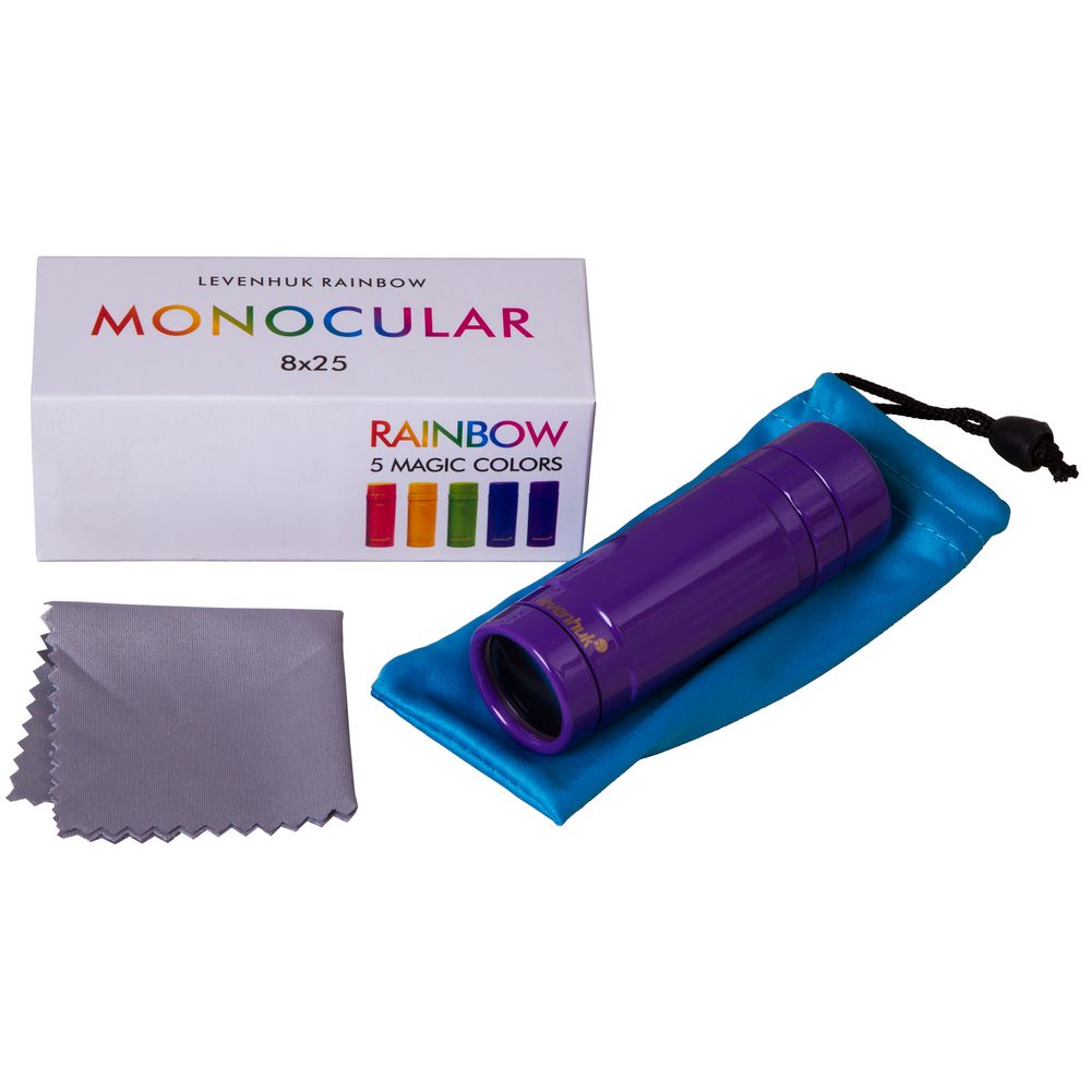 Монокуляр Rainbow 8x25, фиолетовый