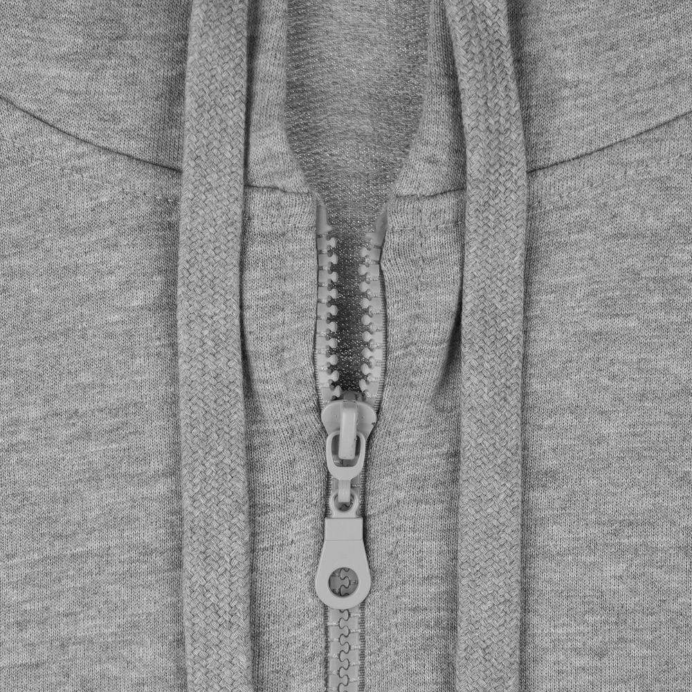 Толстовка на молнии с капюшоном Siverga 2.0, серый меланж Толстовка на молнии с капюшоном Siverga 2.0, серый меланж