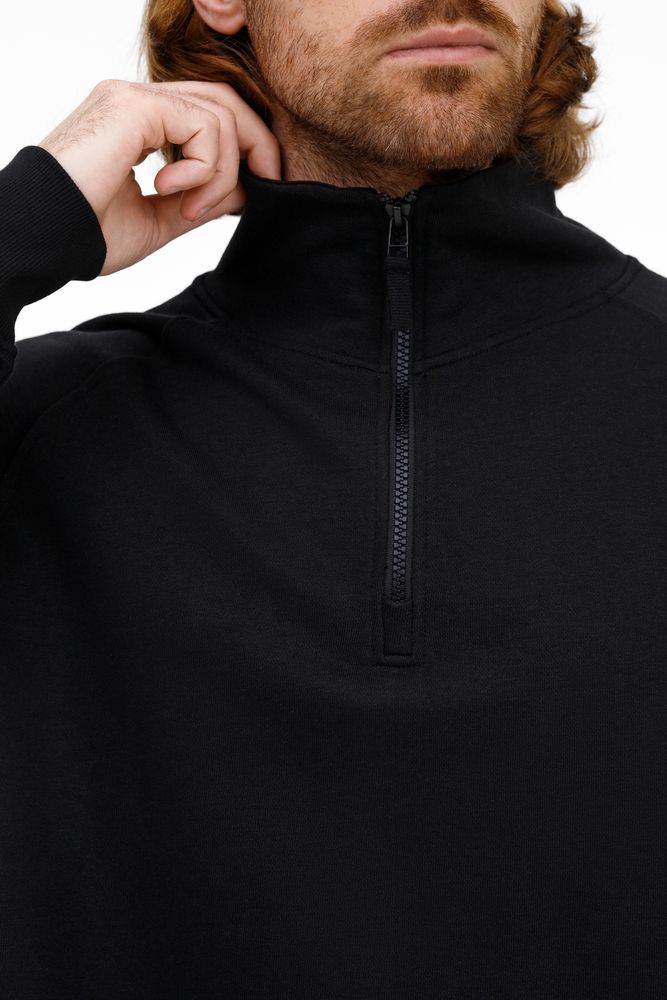 Толстовка унисекс S3, черная Толстовка унисекс S3, черная