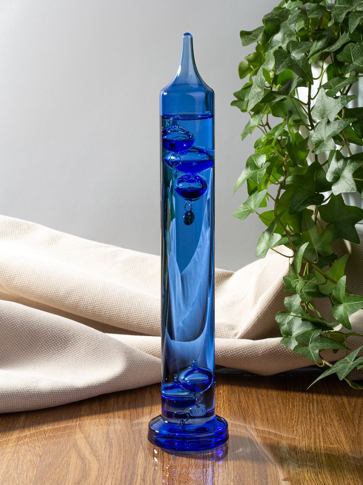 Термометр стеклянный «Галилео», голубой