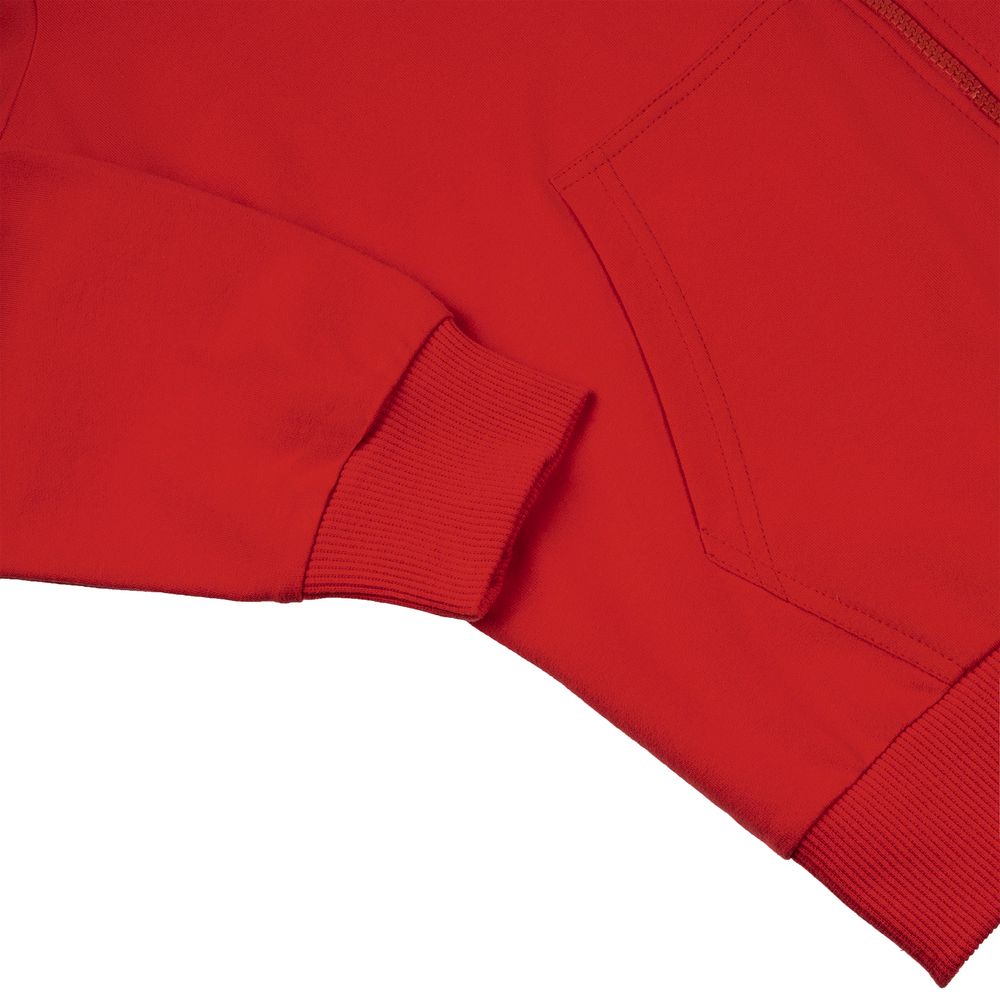 Толстовка на молнии с капюшоном Siverga 2.0, красная Толстовка на молнии с капюшоном Siverga 2.0, красная