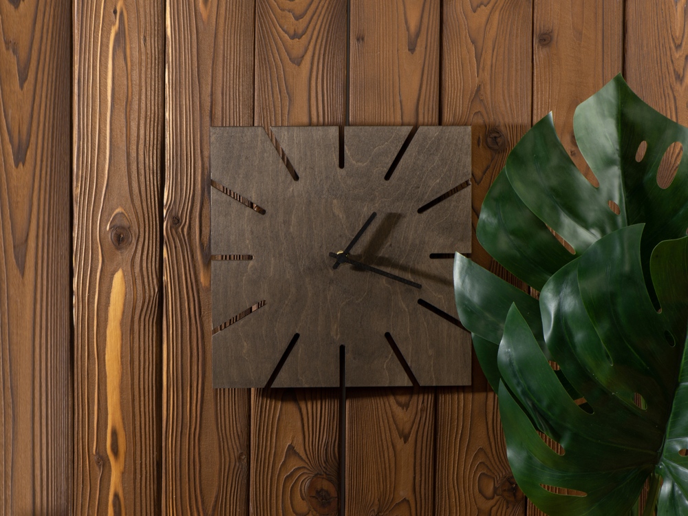 Часы деревянные Olafur