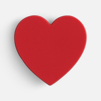 Джибитс из ПВХ «Сердце», черный