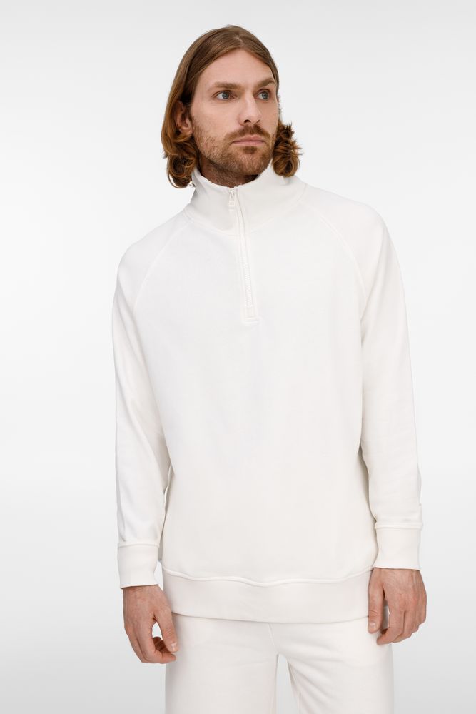 Толстовка унисекс S3, молочно-белая Толстовка унисекс S3, молочно-белая