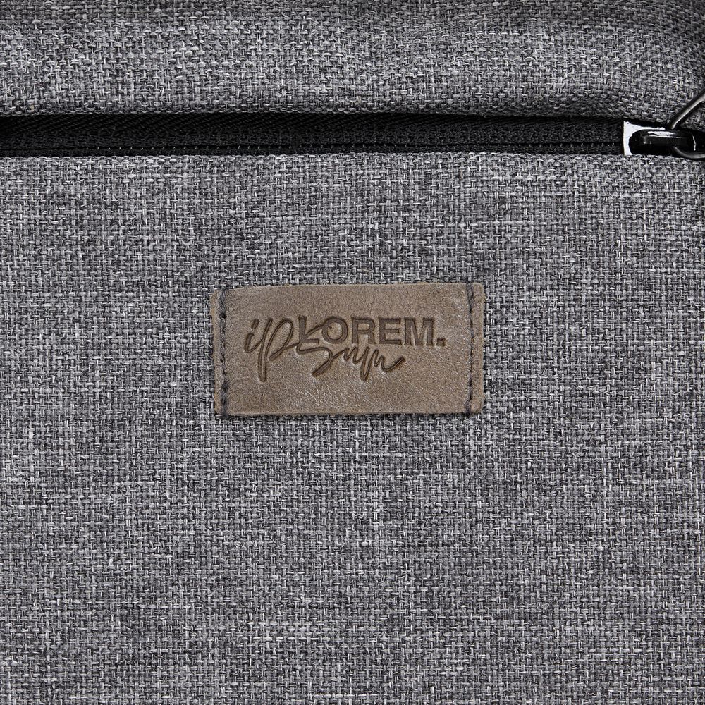 Лейбл кожаный Pasek, XS, серый