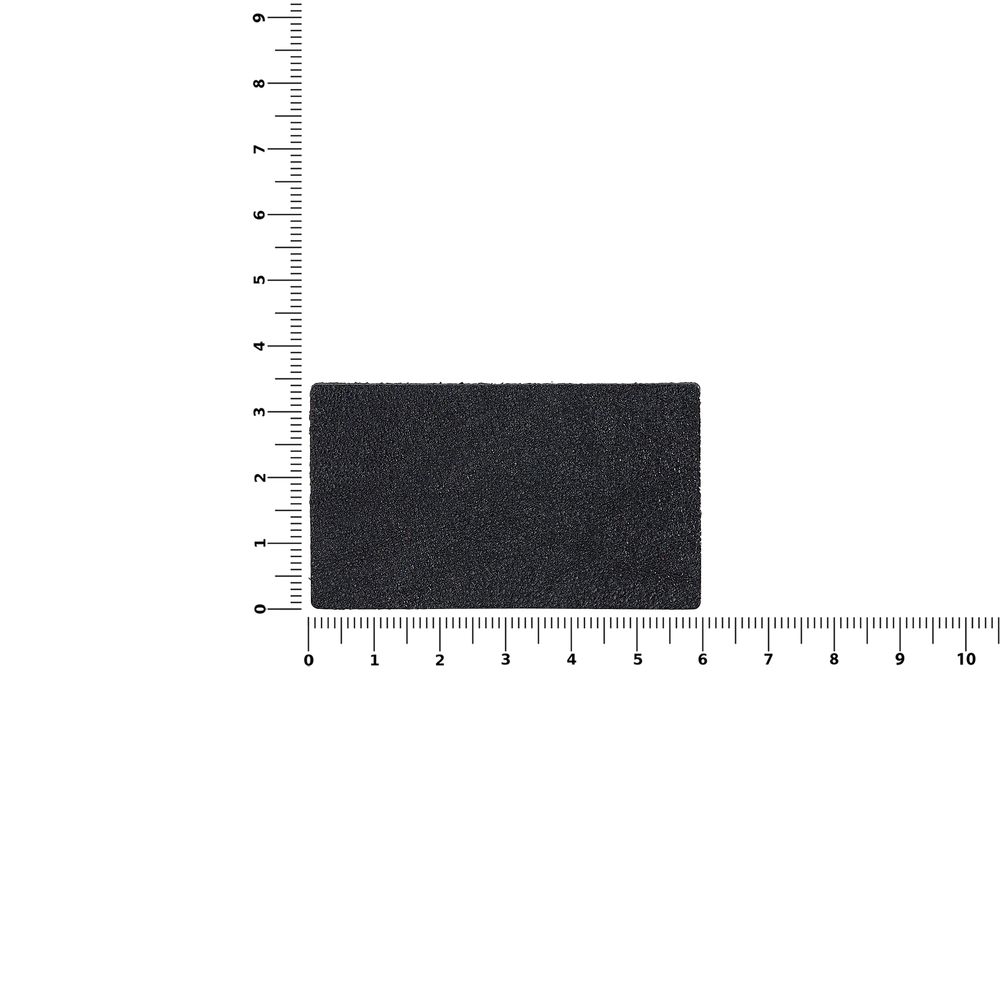 Лейбл кожаный Pasek, M, черный