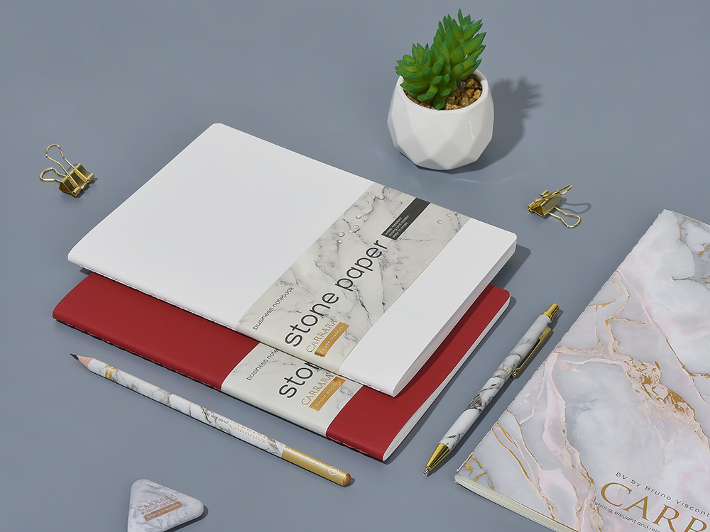Тетрадь с каменной бумагой А5 Carrara