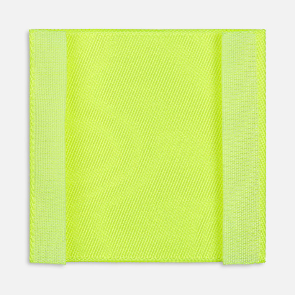 Лейбл тканевый Epsilon, L, желтый неон