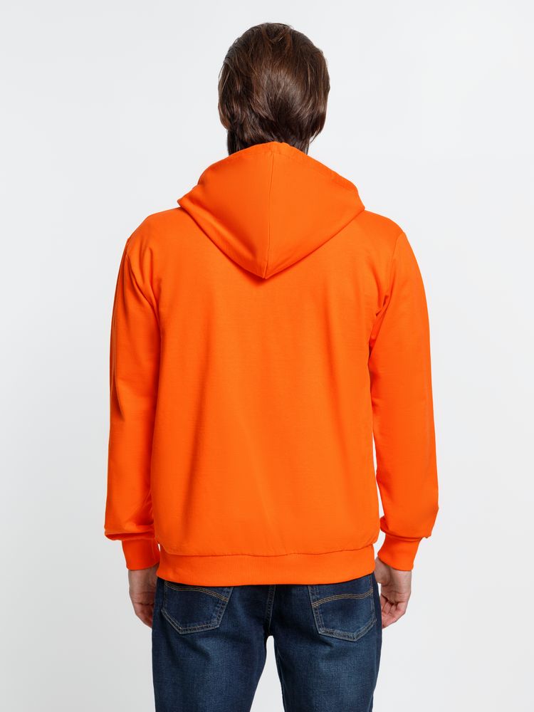 Толстовка на молнии с капюшоном Siverga 2.0, оранжевая Толстовка на молнии с капюшоном Siverga 2.0, оранжевая