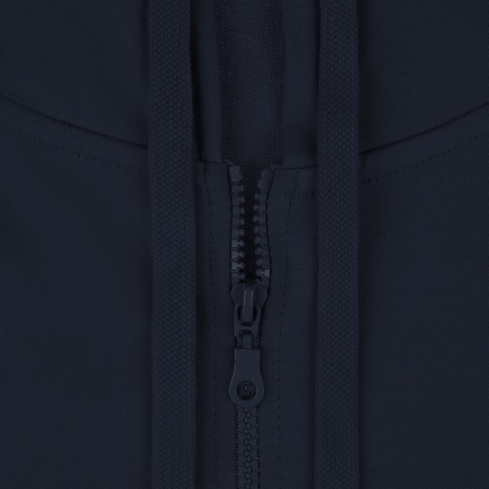 Толстовка на молнии с капюшоном Siverga 2.0, темно-синяя Толстовка на молнии с капюшоном Siverga 2.0, темно-синяя