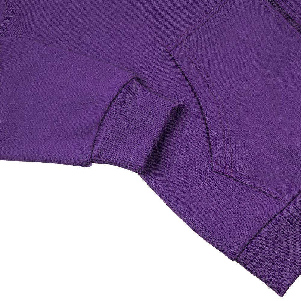 Толстовка на молнии с капюшоном Siverga 2.0, фиолетовая Толстовка на молнии с капюшоном Siverga 2.0, фиолетовая