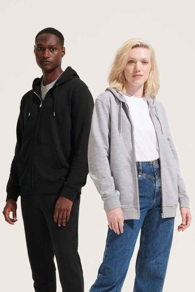 Толстовка унисекс Calipso, серый меланж Толстовка унисекс Calipso, серый меланж