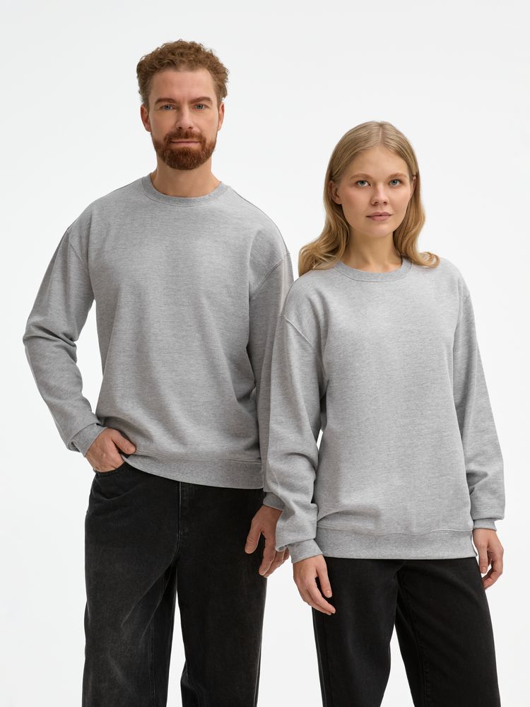 Свитшот унисекс Columbia, серый меланж