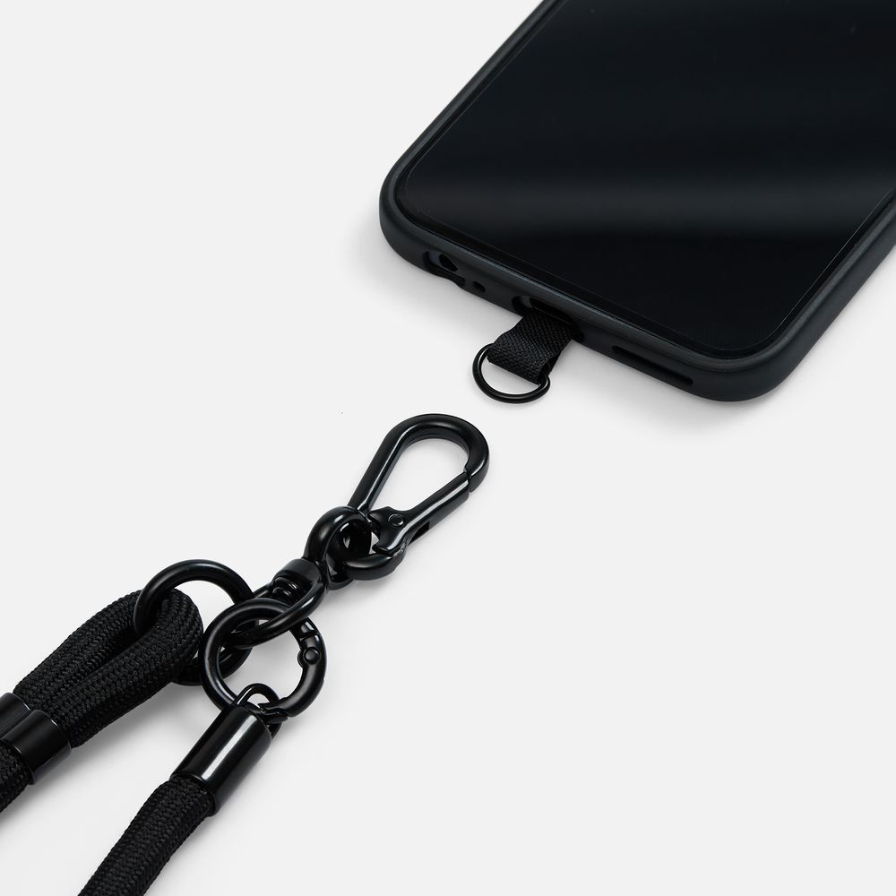 Шнурок для телефона OmniHold, черный