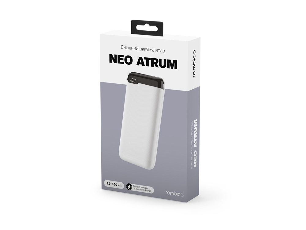 Внешний аккумулятор NEO Atrum, 20000 mAh