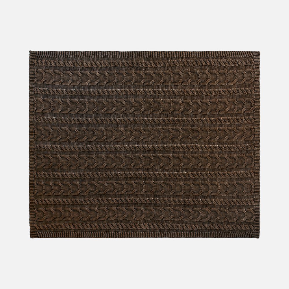 Плед Hygge, коричневый Плед Hygge, коричневый