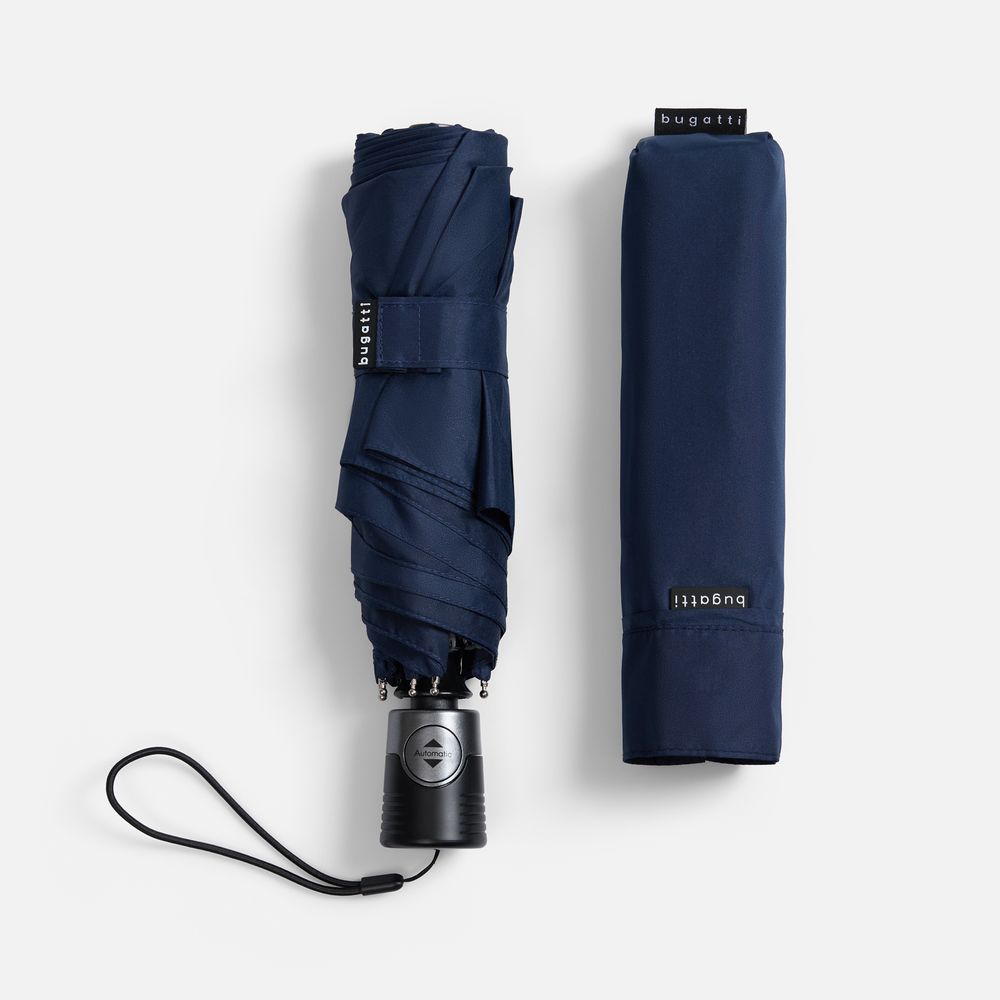 Складной зонт Take It Duo, темно-синий