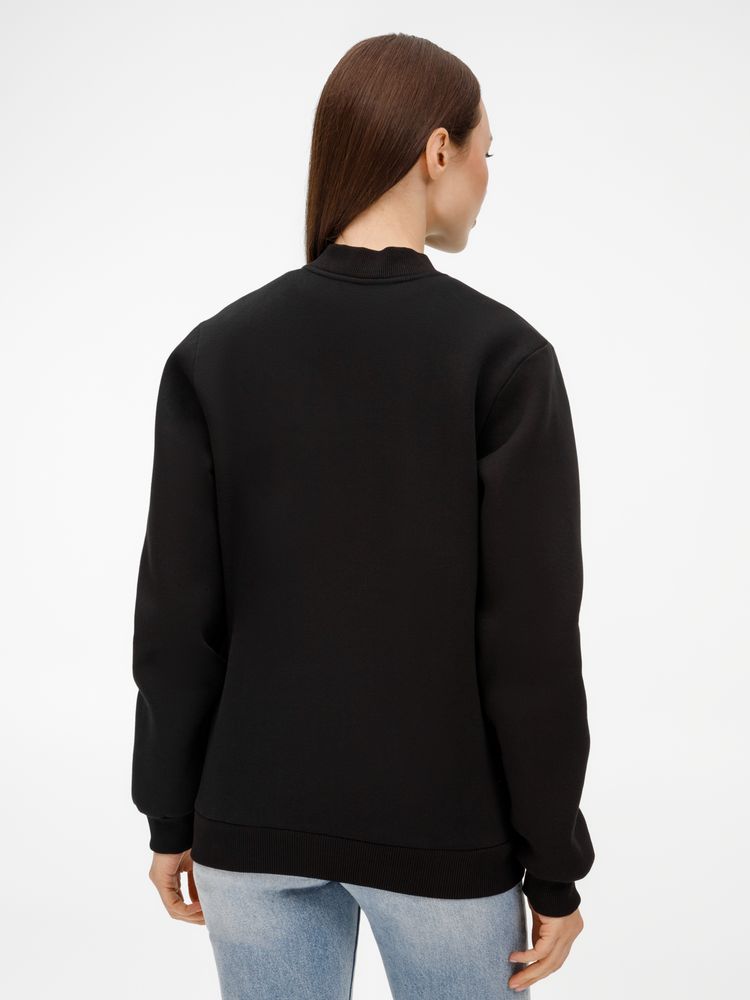 Бомбер унисекс Estado, черный Бомбер унисекс Estado, черный