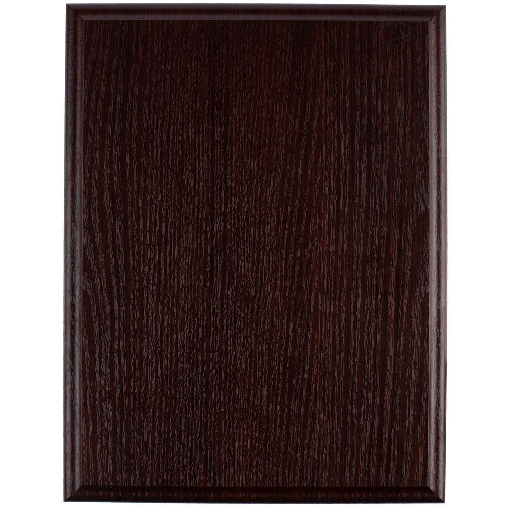 Плакетка Plaque, большая, вишня c серебристой пластиной Плакетка Plaque, большая, вишня c серебристой пластиной