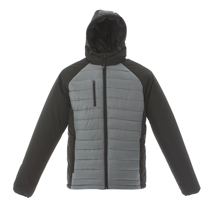 Куртка мужская "TIBET",серый/чёрный, L, 100% нейлон, 200  г/м2