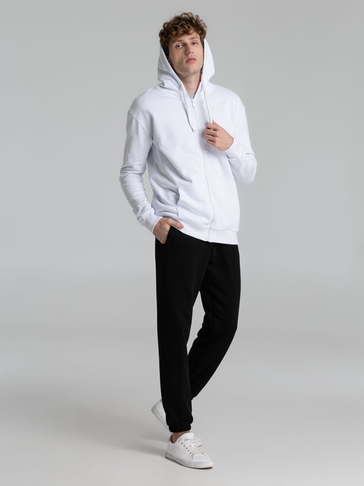 Толстовка на молнии с капюшоном Siverga Heavy 2.0, белая Толстовка на молнии с капюшоном Siverga Heavy 2.0, белая