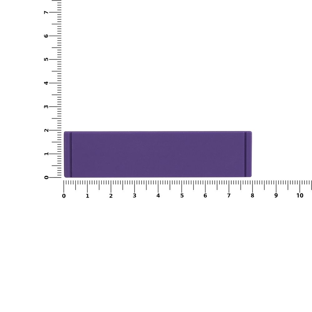Лейбл из ПВХ Dzeta, S, фиолетовый