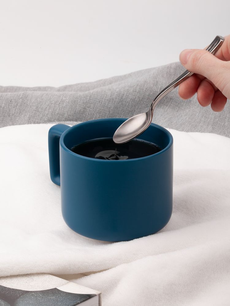 Чашка Jumbo в коробке матовая, морская волна