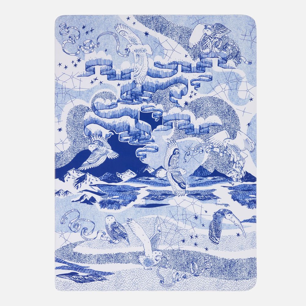 Набор «Год чудес», белый с синим Набор «Год чудес», белый с синим