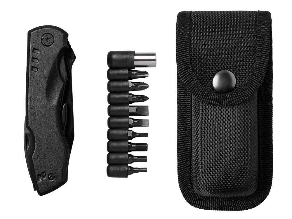 Универсальный мультитул с битами в подарочной упаковке с окном Шэйп