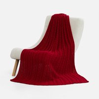 Плед Eloisa, темно-синий (кобальт)