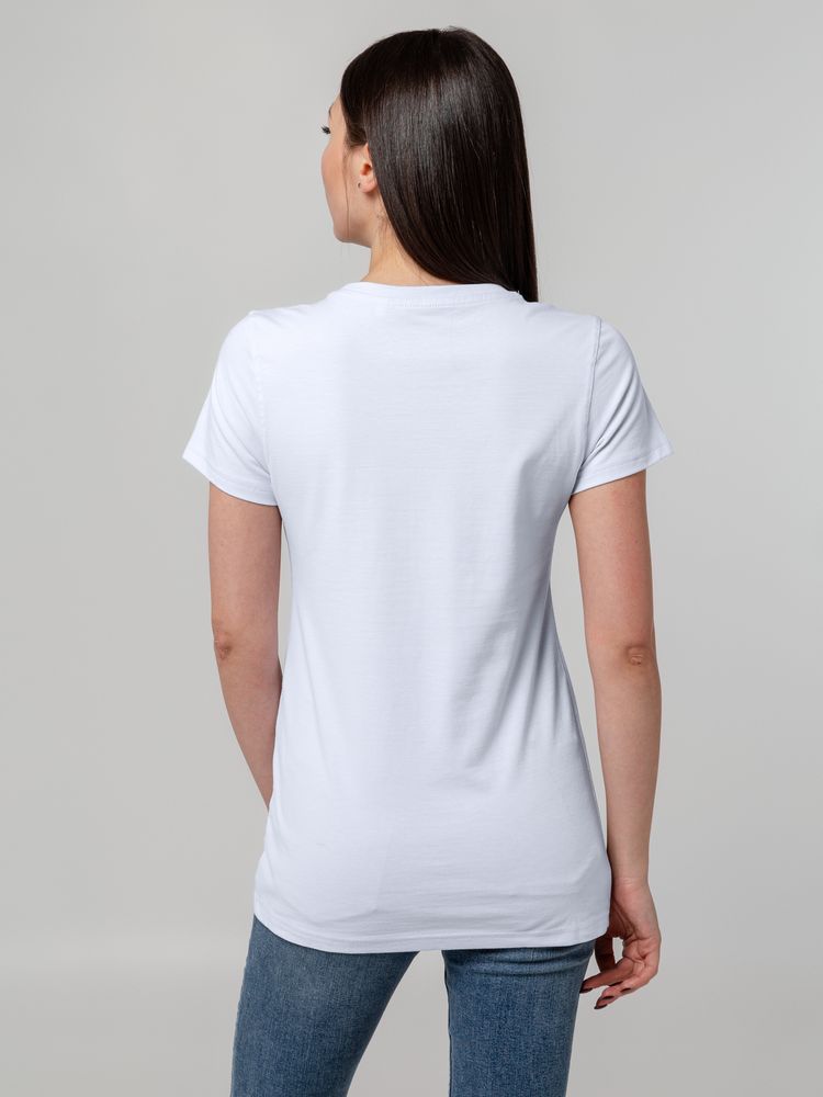 Футболка женская T-bolka Stretch Lady, белая (холодный оттенок) Футболка женская T-bolka Stretch Lady, белая (холодный оттенок)