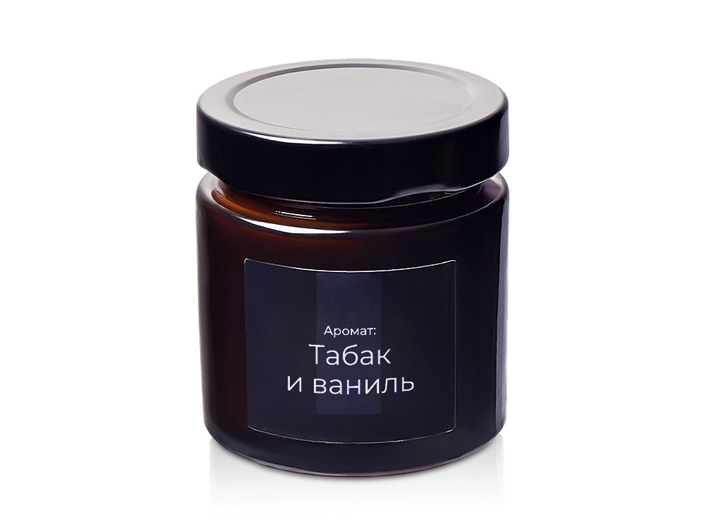 Свеча ароматическая Noella, табак и ваниль