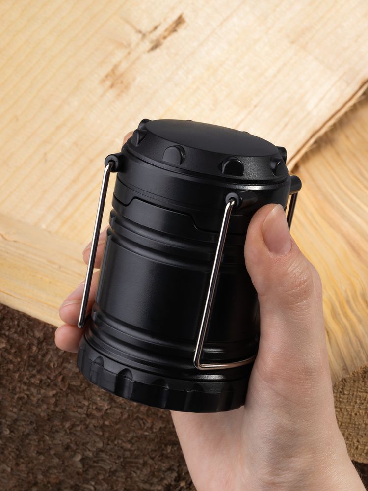 Кемпинговый фонарь Lindau, черный Кемпинговый фонарь Lindau, черный