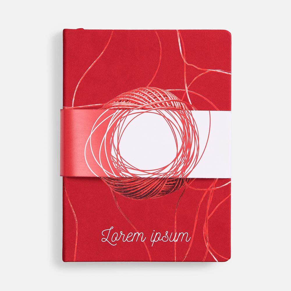 Ежедневник Cortado, недатированный, красный