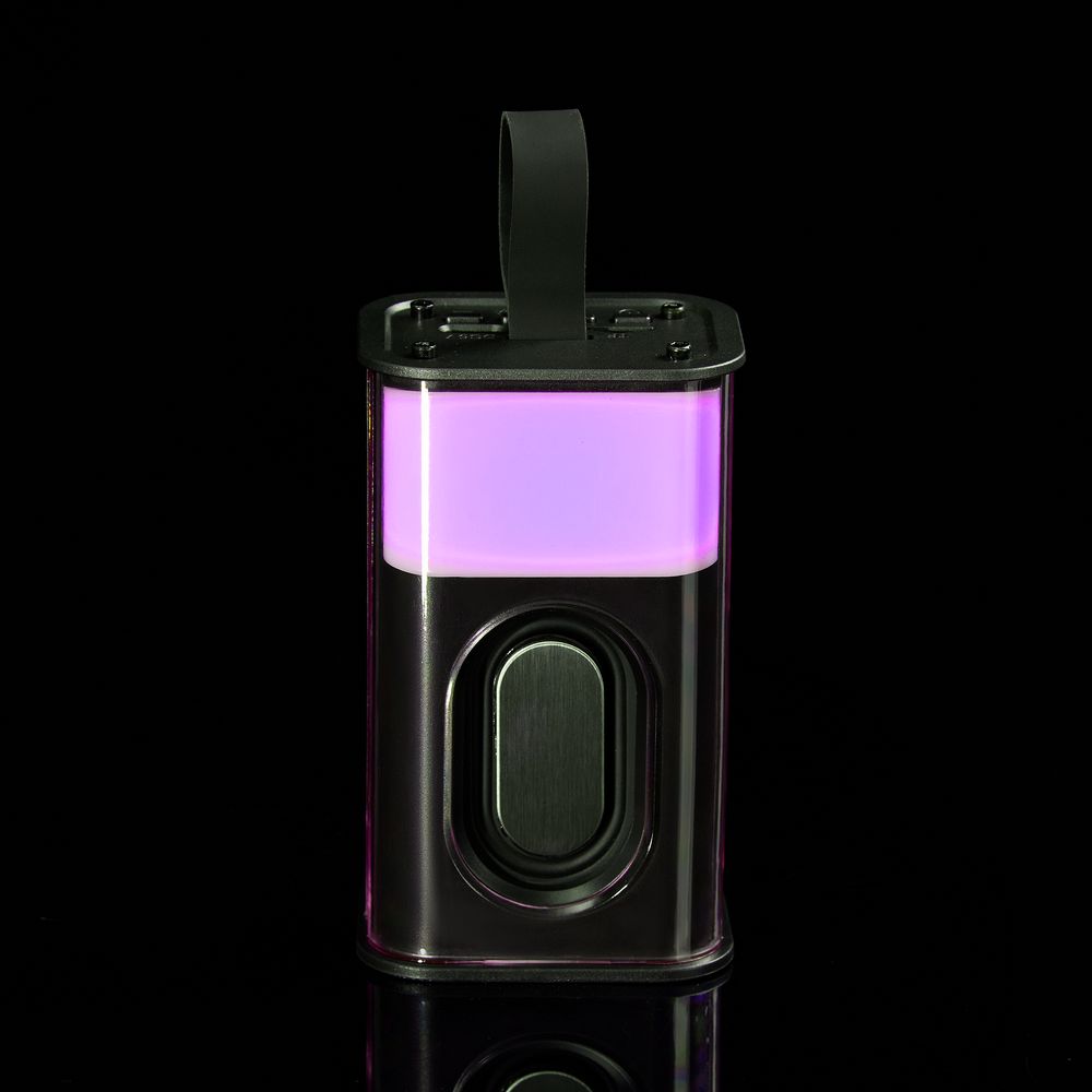 Bluetooth-колонка с подсветкой Groove, серая Bluetooth-колонка с подсветкой Groove, серая
