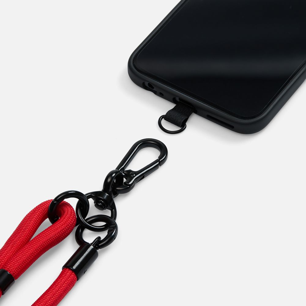 Шнурок для телефона OmniHold, красный