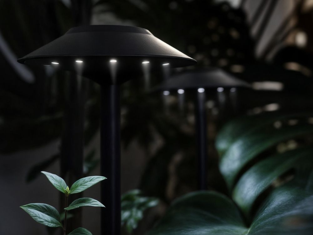 Светильник на солнечной батарее Ufology, темно-серый (графит)