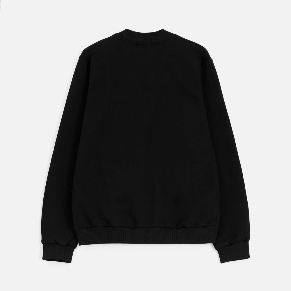 Бомбер унисекс Nuppu, черный Бомбер унисекс Nuppu, черный