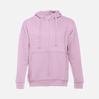 Толстовка мужская на молнии с капюшоном Amsterdam, красная