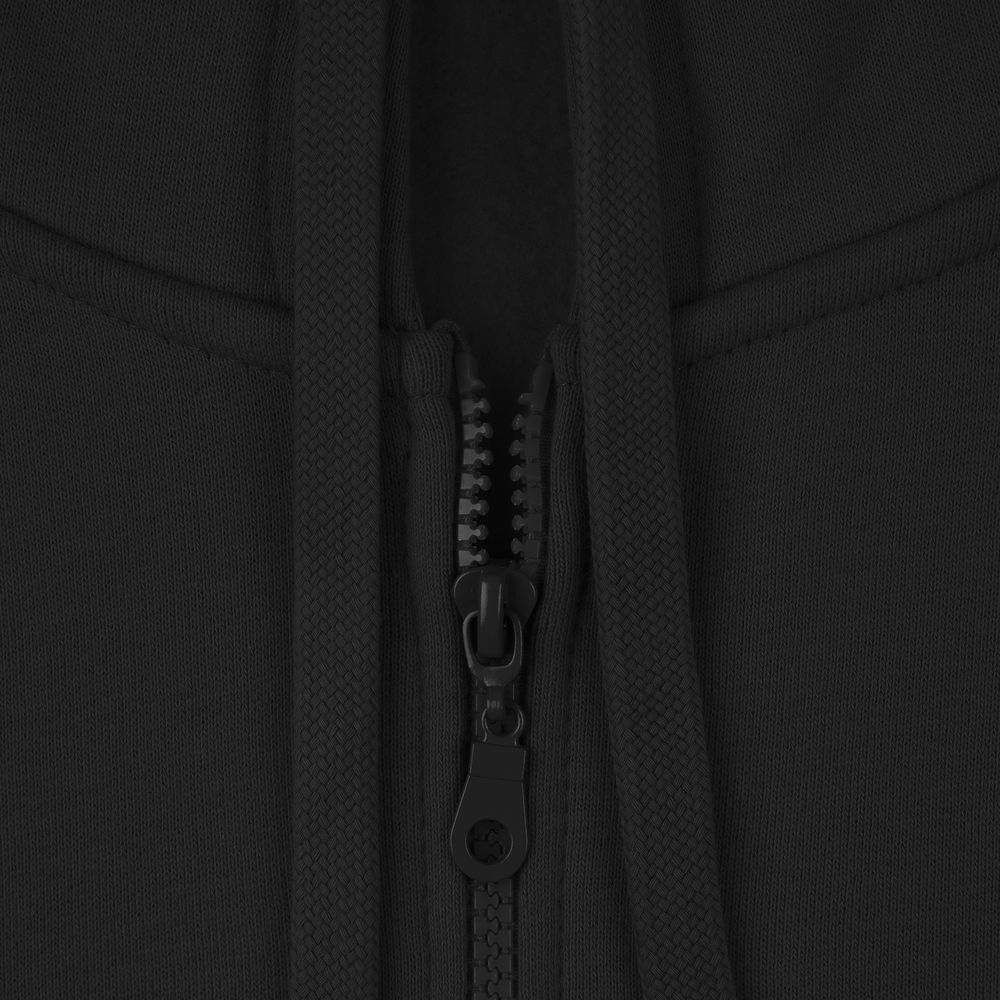 Толстовка на молнии с капюшоном Siverga Heavy 2.0, черная Толстовка на молнии с капюшоном Siverga Heavy 2.0, черная