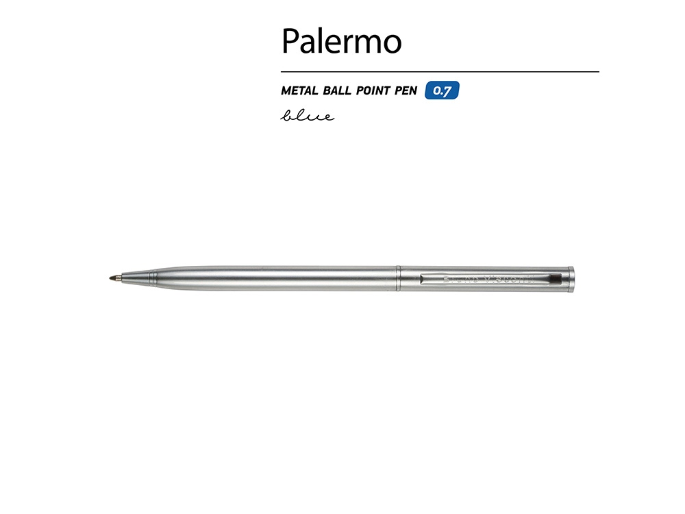 Ручка металлическая шариковая Palermo