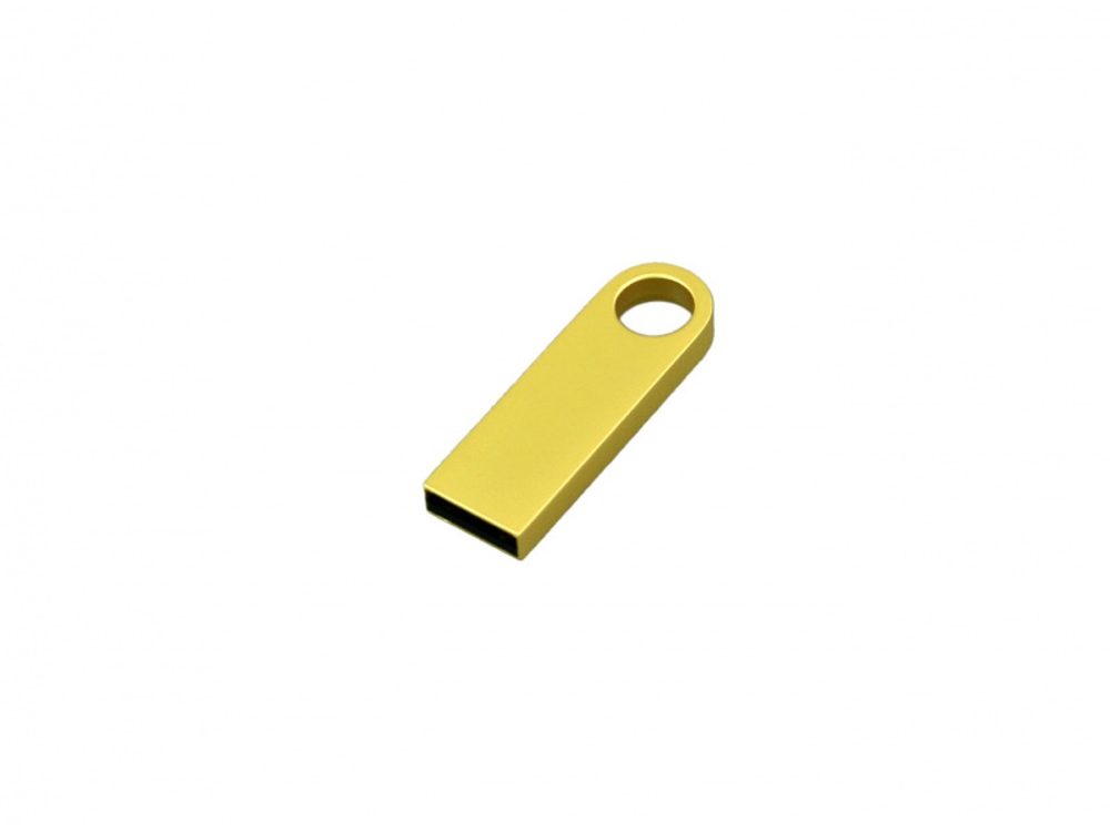 USB 2.0- флешка на 64 Гб с мини чипом, компактный дизайн с круглым отверстием