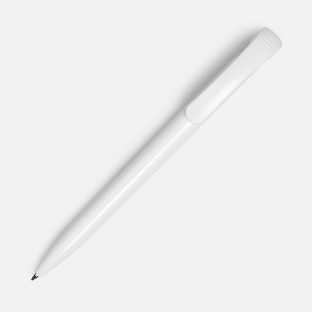 Ручка шариковая Clear Solid, белая Ручка шариковая Clear Solid, белая