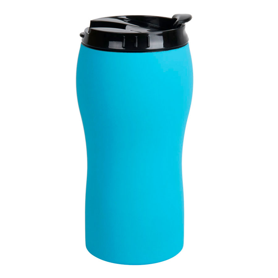 Термокружка вакуумная  "Velvet";  380 мл;  ;желтый ; металл/пластик