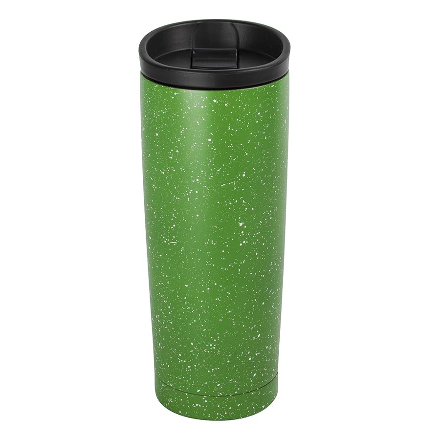 Термокружка вакуумная SPACE;  450 мл; зеленый; металл/пластик