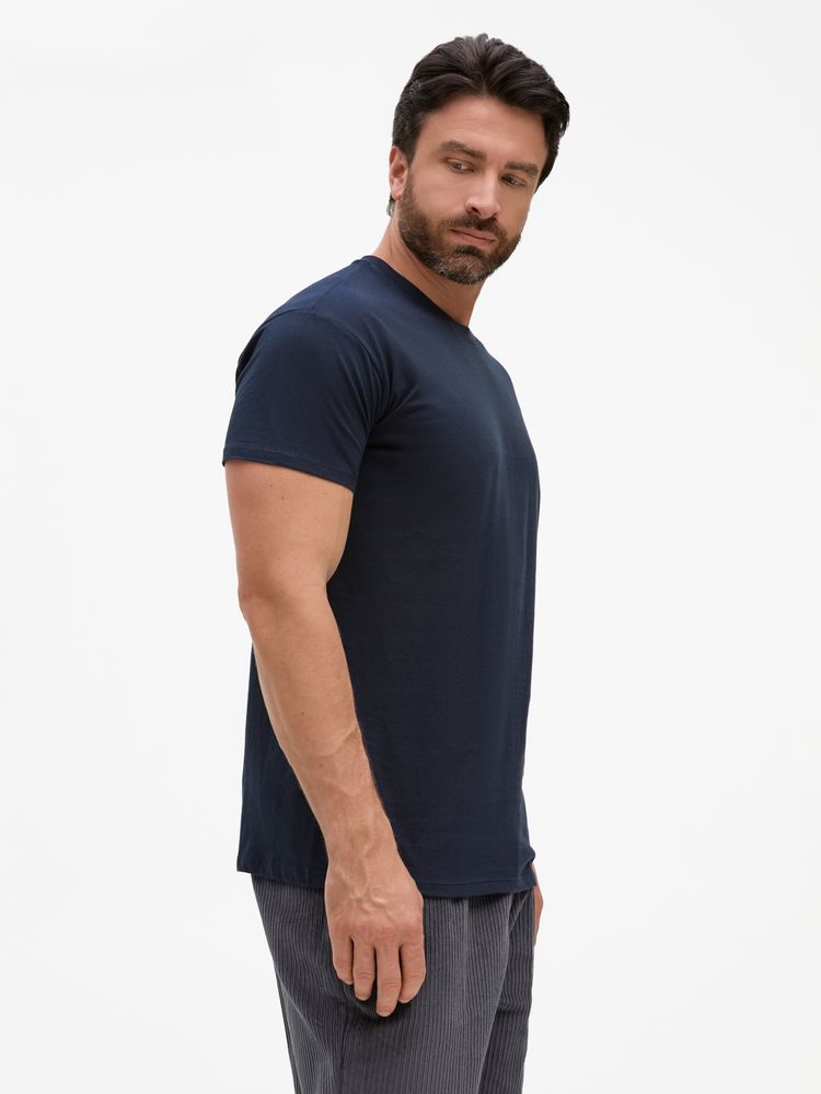 Футболка унисекс Regent 150, темно-синяя (navy)