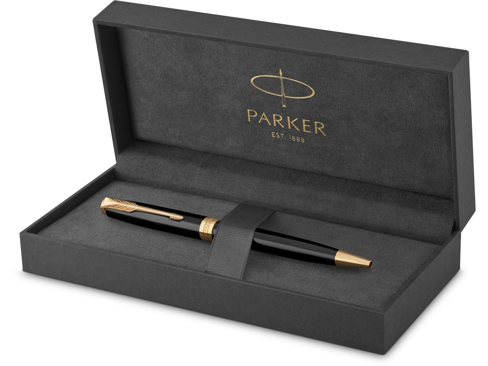 Ручка шариковая Parker Sonnet Core Black Lacquer GT