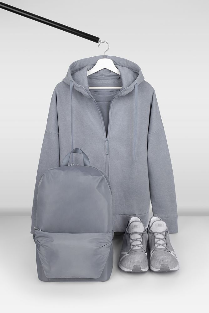 Толстовка унисекс H3, серая Толстовка унисекс H3, серая