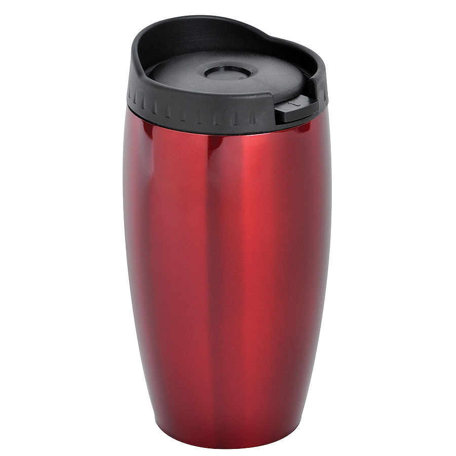 Термокружка дорожная "Dakar"; 420 мл; синий; пластик, металл; лазерная гравировка